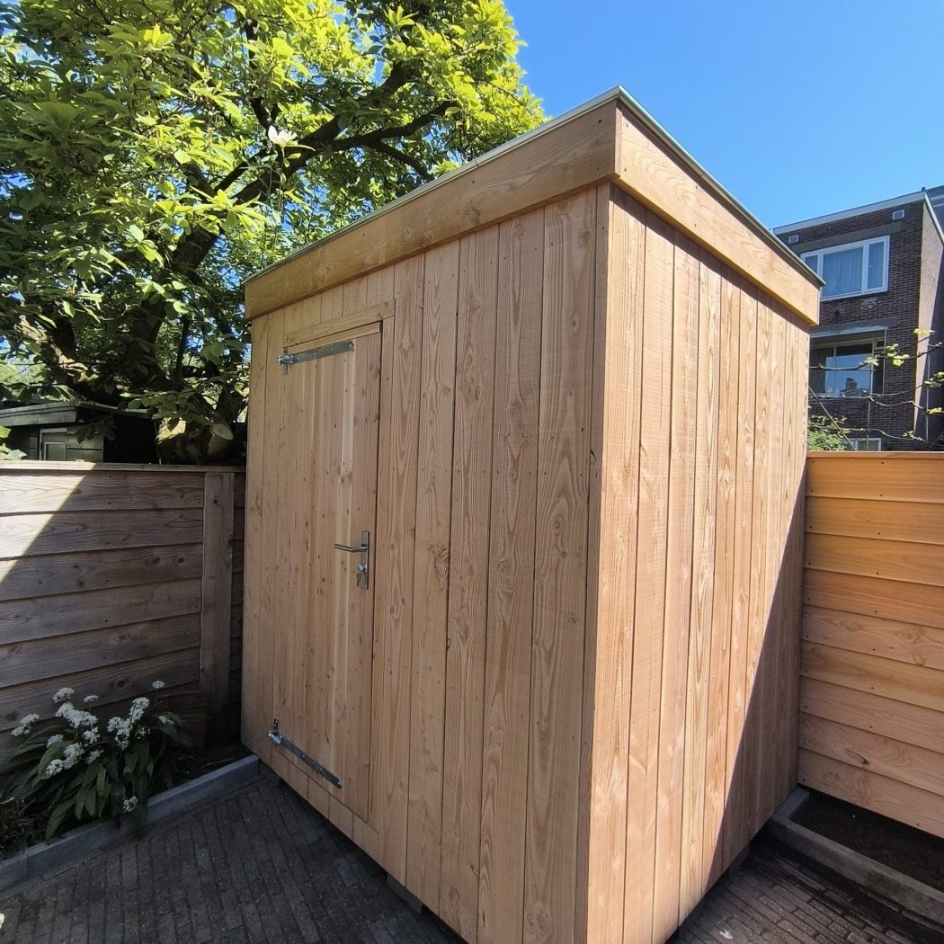 Tuinschuur en erfafscheiding – Utrecht