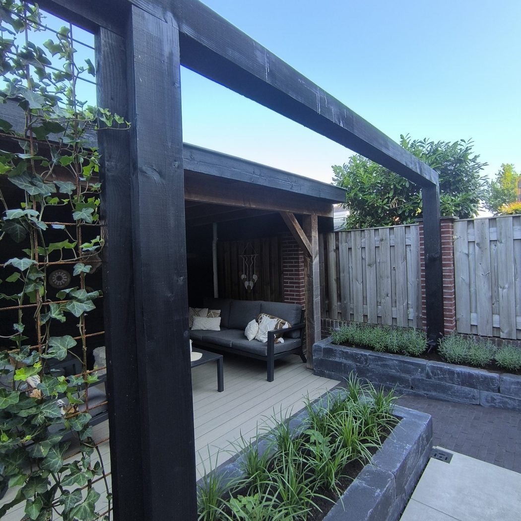 Moderne achtertuin – Putten